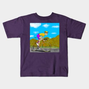 Road Cycling Nerd Kids T-Shirt